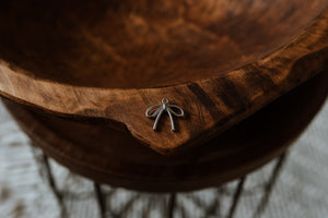 Silver Charm - Dainty Bow