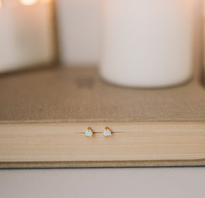 Gold Stud Earrings - Andromeda