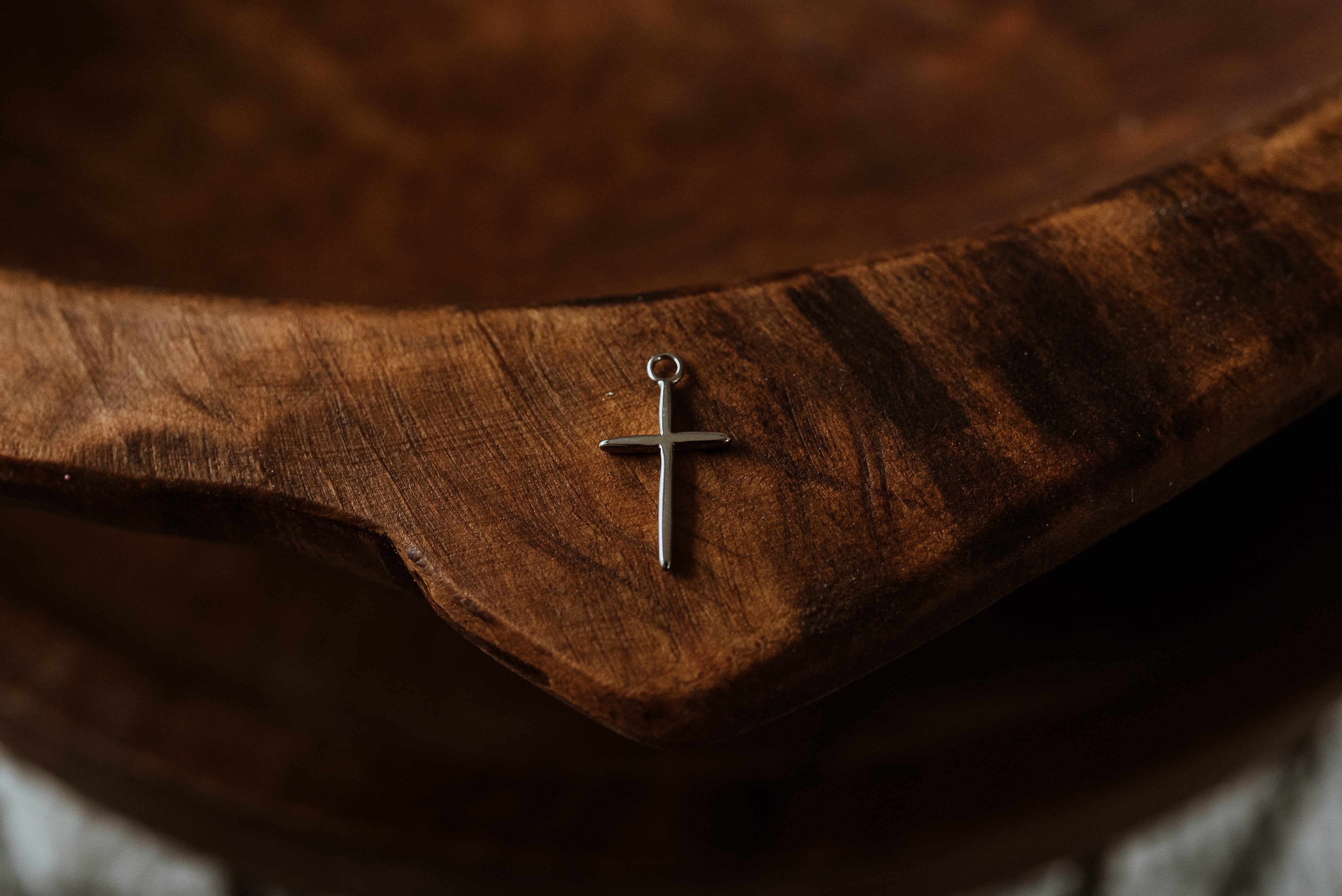 Silver Charm - Dainty Cross