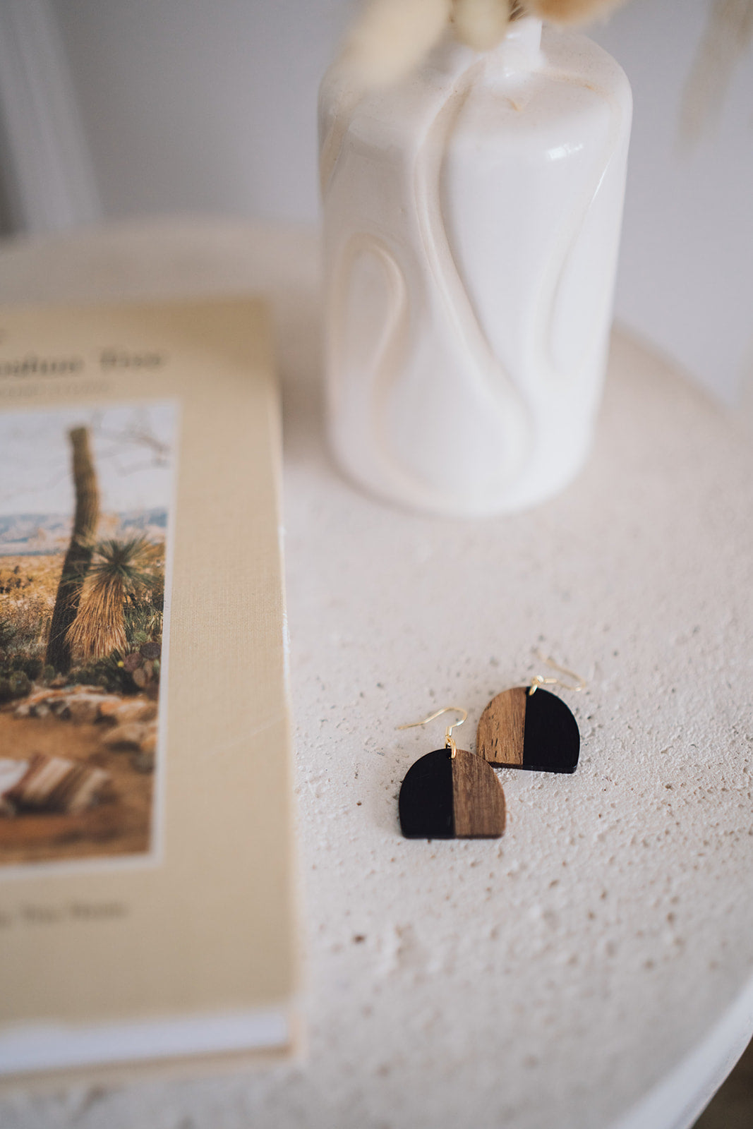 Wooden Earrings - All About Eve