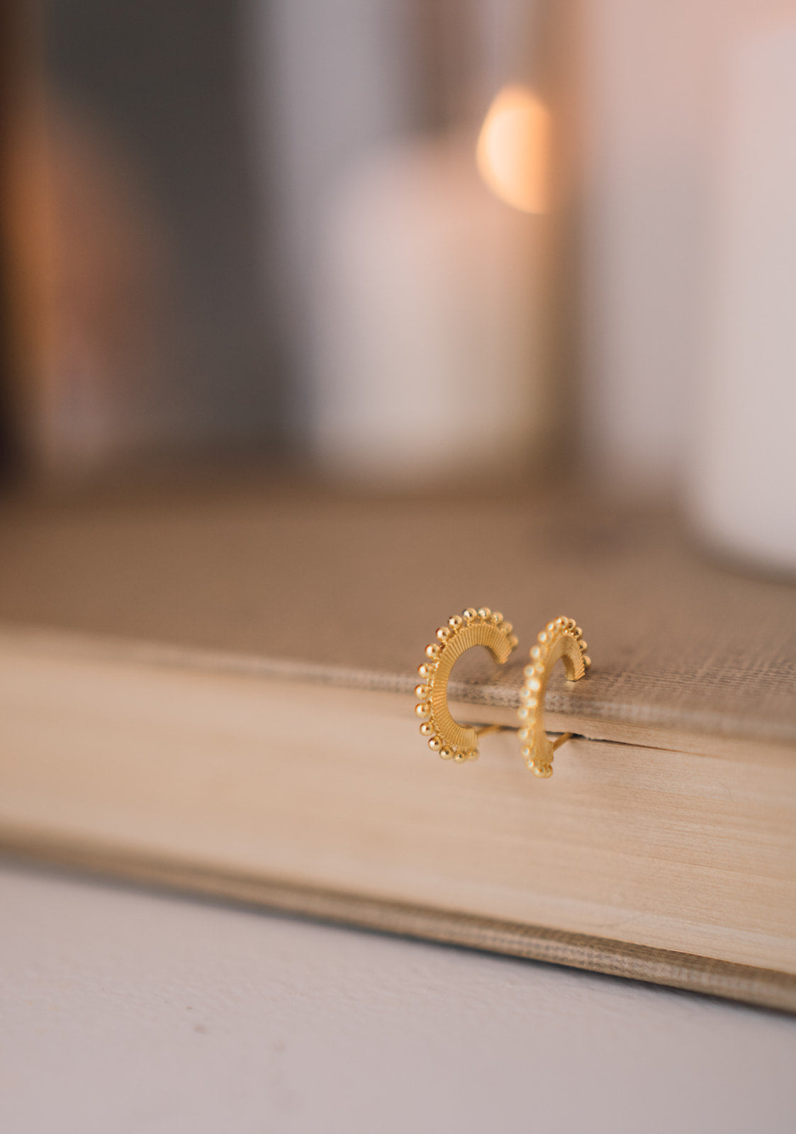 Gold Stud Earrings - Bohemian