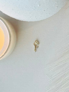 Gold Charm - Rose                   June Birth Flower