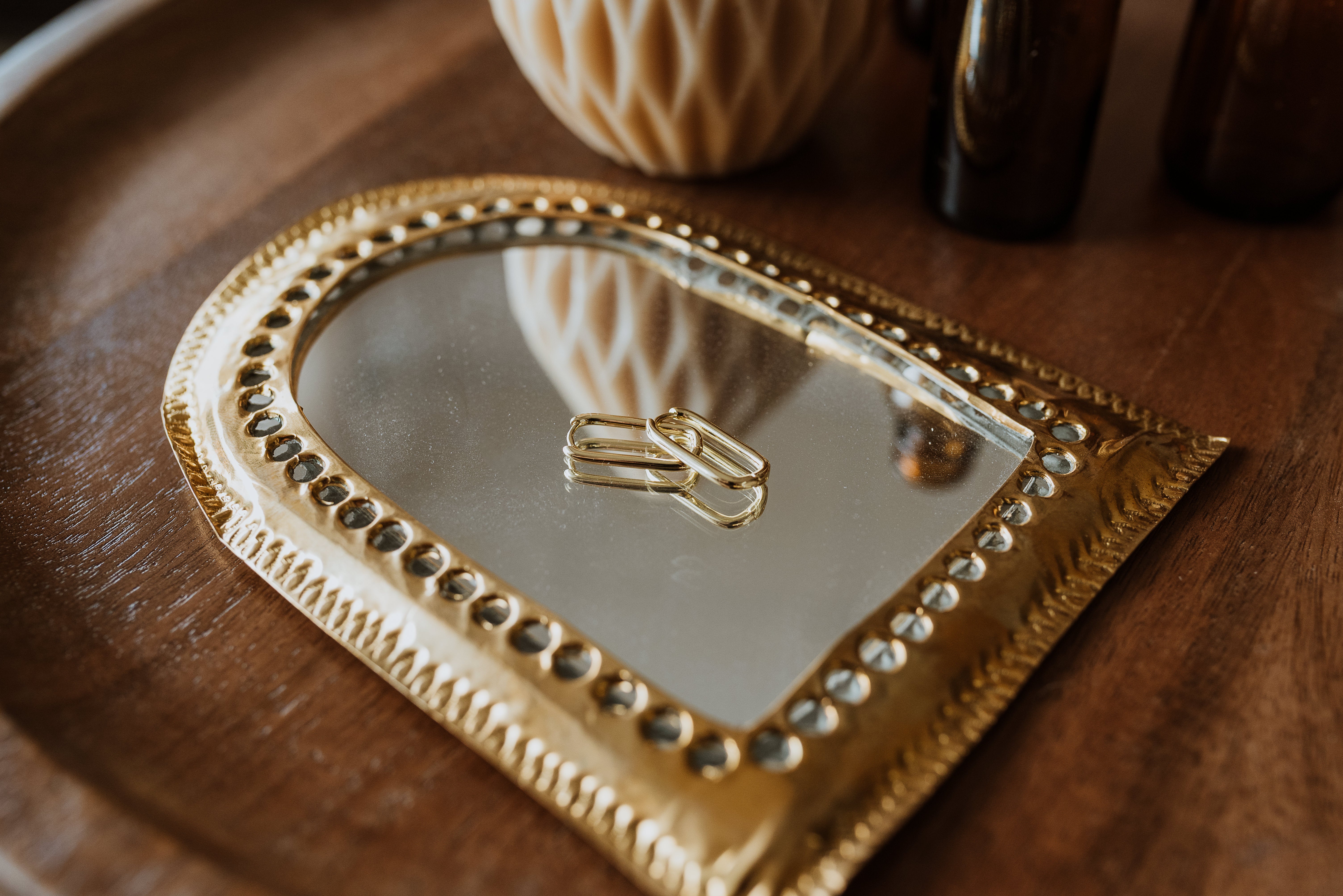 Gold Earrings - Golden Gate Hoops