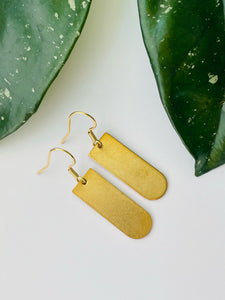 Brass Earrings - Tight Corners