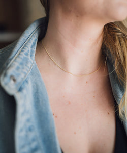 14K Real Gold Necklace - Lyra