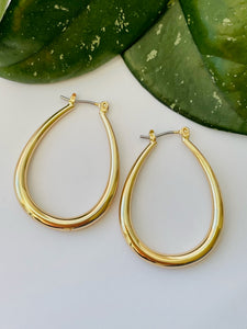 Gold Earrings - Buckle Up