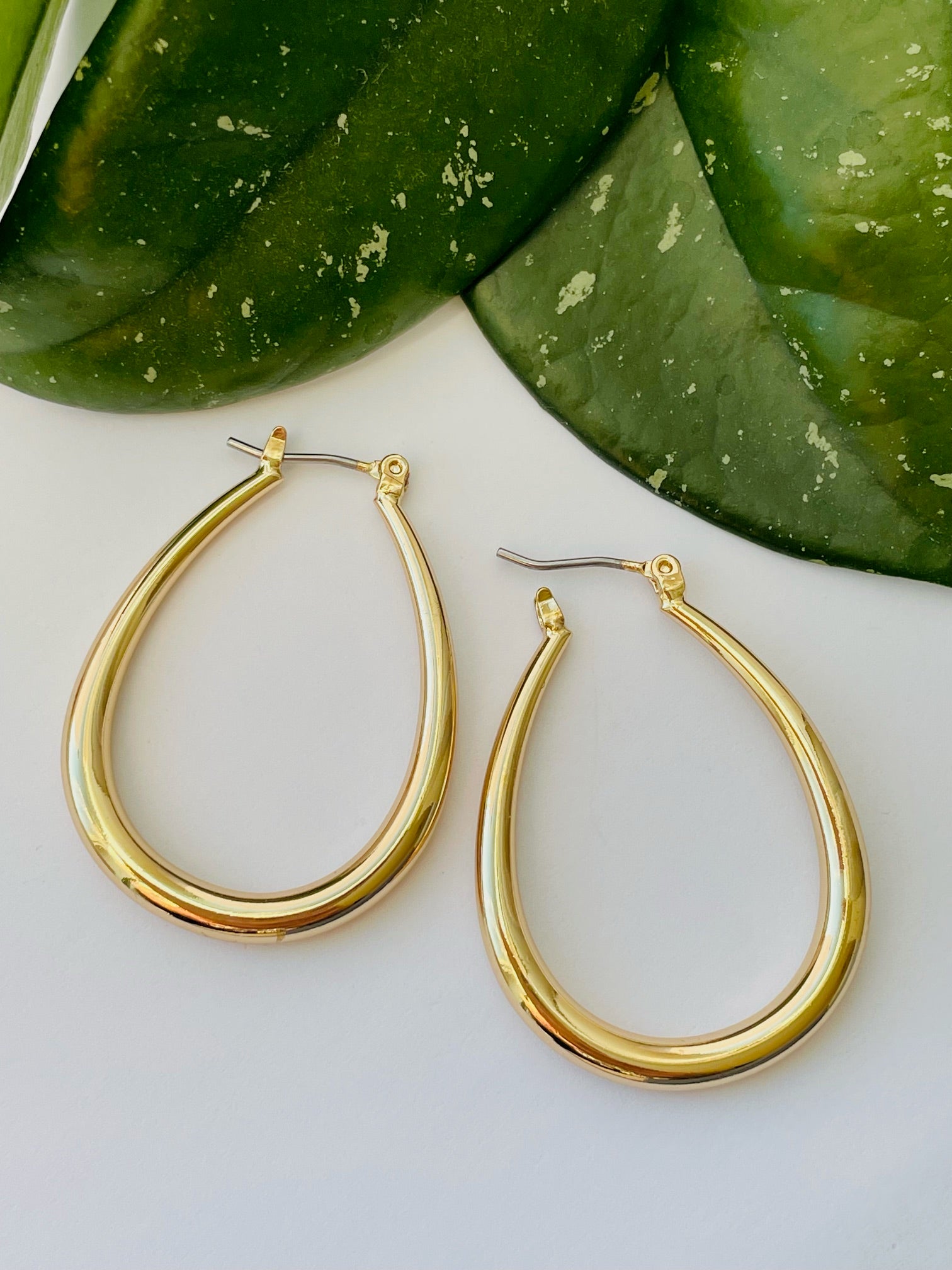 Gold Earrings - Buckle Up