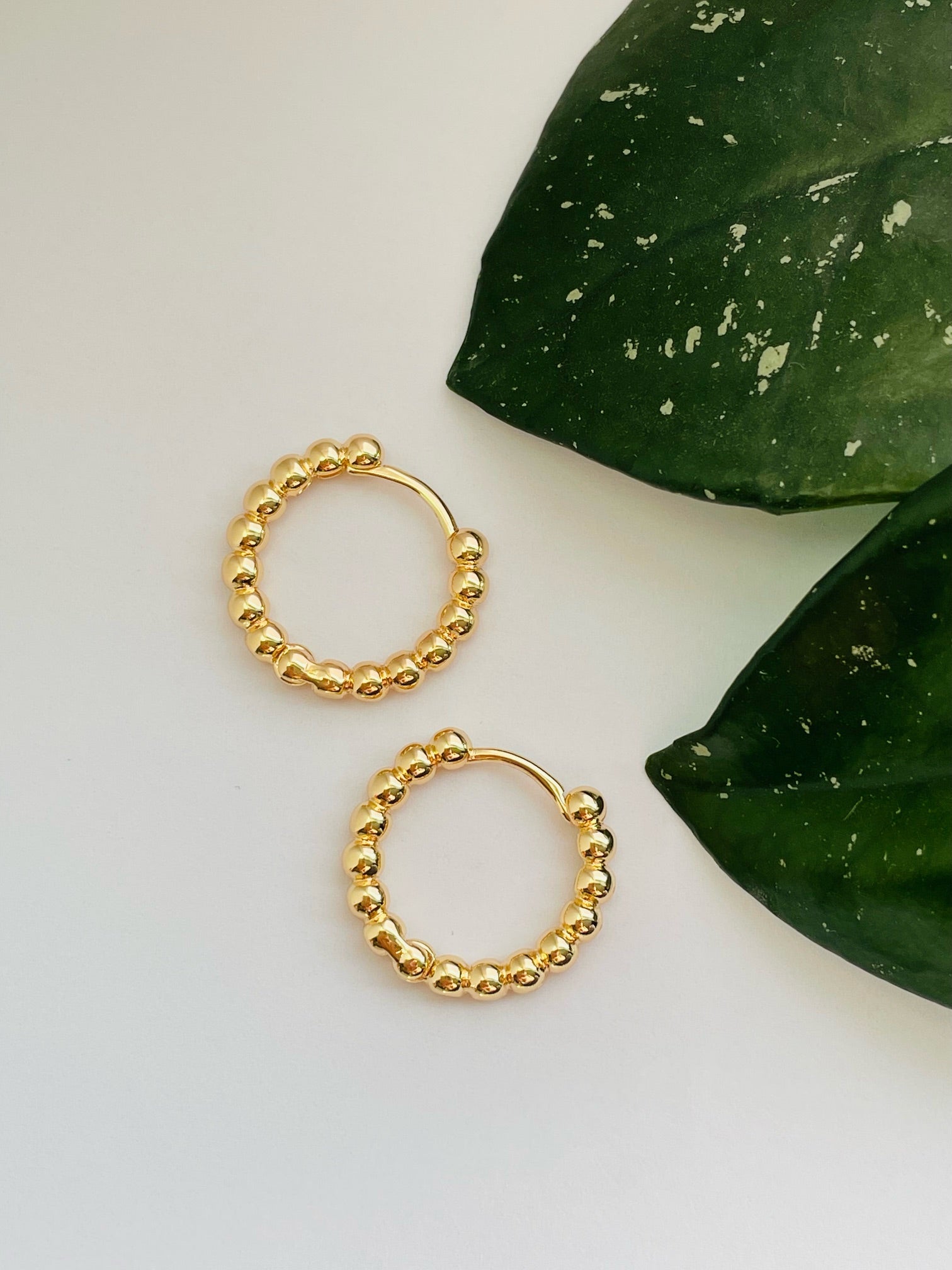 Gold Earrings - Lady Luck