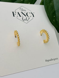 Gold Stud Earrings - Bohemian