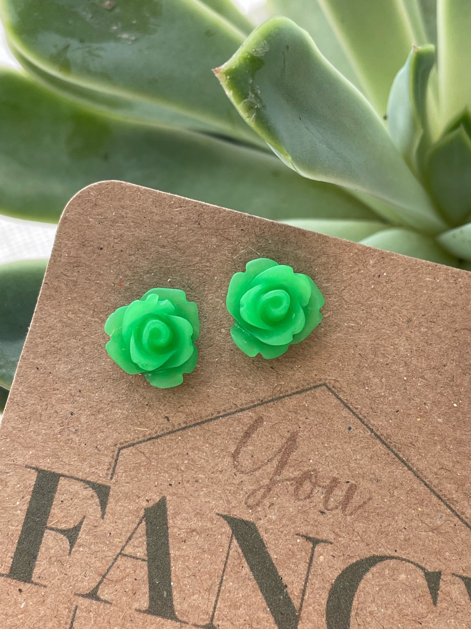 Spring Bloom Studs - Clover
